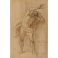 thumbnail image 2 of Benjamin West 17x24 Gold Ornate Framed and Double Matted Museum Art Print Titled - Study for the Crucifixion (1788), 2 of 4