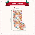 thumbnail image 3 of Lsque 18 Inches Flowers And Birds Watercolor Pattern Christmas Stockings Hanging Ornaments,Knitted Xmas Fireplace Hanging Stocking,Holiday Decoration, 3 of 8