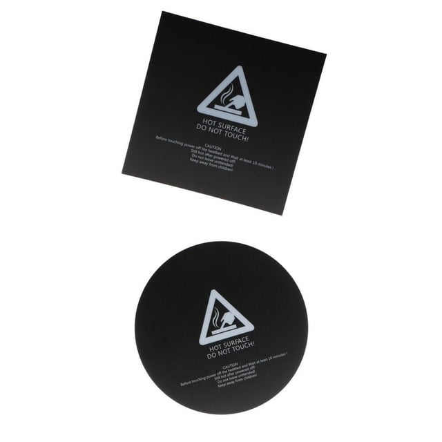 Tachiuwa 2Pcs 3D Printer Build Surface Sticker for Heated Bed 220mm diameter