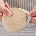 thumbnail image 5 of 10 Uds tapa de madera de bambú tarro de vidrio recipiente hermético botellas de almacenamiento de cocina Sailing, 5 of 5