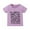 Purple, variant on Toddler Boy's Girl's T Shirts Baby Spring Summer Letter Print Short Sleeve Clothes Tops for Kids Size 1-2T