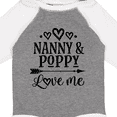 thumbnail image 4 of Inktastic Nanny and Poppy Love Me Boys or Girls Long Sleeve Baby Bodysuit, 4 of 5