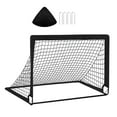thumbnail image 4 of Red de portería de fútbol Colamx para niños compacta de fibra de vidrio Negro, 4 of 8