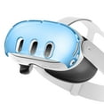 thumbnail image 3 of VR Accessories for Meta Quest 3, VR Headset Protective Shell Cover for Quest 3 Included VR Shell Cover-Clear Blue, 3 of 6
