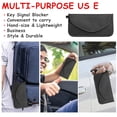 thumbnail image 4 of Pieces Faraday Bag for Phones, 2 Pack Blocking Bags Faraday Case with Cage Keychain Protector Signal Blocking Pouch for Cell Phone Privacy Protection, 4 of 7