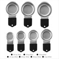 thumbnail image 2 of Juego de Tazas Medidoras Magnéticas de Acero Inoxidable, Tazas Medidoras de Metal Resistentes para Ingredientes Secos y Líquidos (Negro), 2 of 5