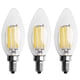 thumbnail image 1 of 3X Dimmable E12 6W Cob Candle Flame LED Bombilla Lámpara 10 x 3.5cm, 1 of 5