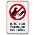 thumbnail image 1 of Do Not Feed Pigeons Or Other Birds Sign,, 1 of 8