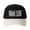 Khaki-Black, variant on MOMS CLUB Embroidered Patchwork Trucker Cap | Adjustable Unisex Snapback, Mom Community Essential
