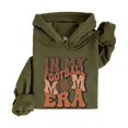 thumbnail image 4 of In My Football Mom Era Hoodie for Women Retro Game Day Sweatshirt, Army Green Hoodie, XL, 4 of 8