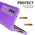 thumbnail image 6 of Allytech for Samsung Galaxy Z Fold 3 Case with Hinge Protection & Kickstand, Built-in Screen Protector Full Body Automatic Magnetic Hinge Shockproof Case for Galaxy Z Fold 3 2021, Purple, 6 of 9