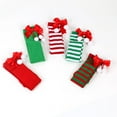 thumbnail image 3 of Lierteer Christmas Striped Long Stockings Bow Christmas Socks Ball Long Socks Fashion Women Soks Sexy Slim Long Soks Striped Hosiery 16, 3 of 9