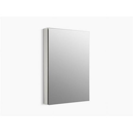 Kohler 24 x 36 in. Catalan Aluminum Single-Door Medicine Cabinet with 170 deg Hinge - Satin Anodized Aluminum