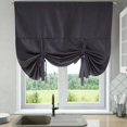 thumbnail image 1 of HLONK Contemporary White Solid Print Kitchen Curtains  30 x 46 In, 1 of 7