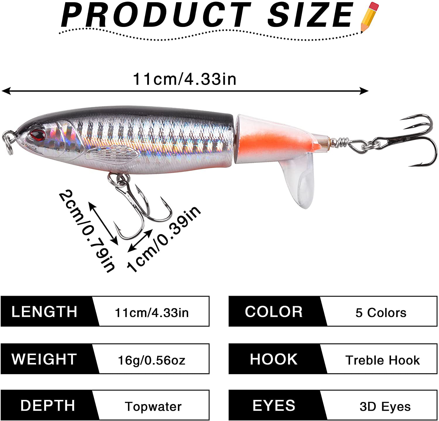 Bass Surface walking lure PL120SW 120mm 16g Topwater long cast Minnow Floating 