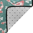 thumbnail image 4 of YFYANG 72"x48" Non-Slip Flannel Carpet Doormat, Living Room Bedroom Office Decorative Area Rugs, Indoor Cute Carp Floral Doodle Floor Mats, 4 of 7