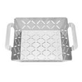 thumbnail image 1 of Bgsha Stainless Steel Baking Tray BBQ Barbecue Leaking Plate Net Basket Barbecue Tools, 1 of 5
