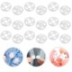 thumbnail image 2 of EeaseMX 1000 botones transparentes invisibles de plástico para camisetas, ropa, costura, scrapbooking y manualidades (blanco, 10 mm), 2 of 7