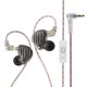 thumbnail image 1 of Methold Auriculares intrauditivos con cable de 3,5mm con cancelación de ruido, auriculares dinámicos de 2 pines para correr, caminar, Electrónica gris con micrófono, 1 of 6