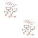 thumbnail image 2 of Minnieouse 8 piezas de anillos para pezones con barra joyería para Piercing senos femeninos Oro rosa, 2 of 6
