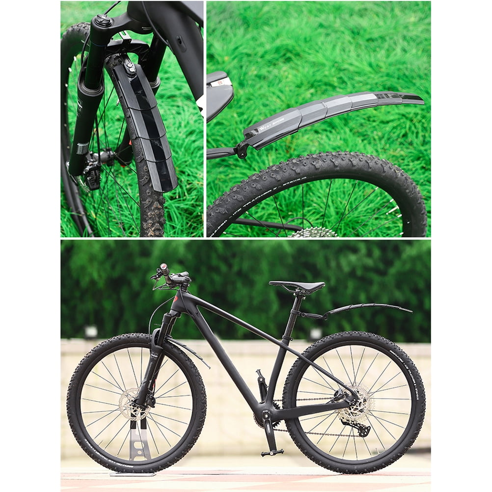 AYIYUN Bike Mudguard Set,Adjustable Bicycle Fender Mountain Road Bike Front and Rear Mud Guard for 26/27.5/29 inch Wheel,Mudflap MTB Road Bike 