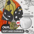 thumbnail image 3 of Happy Halloween Pumpkin Kitchen Curtains Spider Window Curtains Valance and Tier Set 36 Inch, Gold Abstract Rod Pocket Short Tier Curtain for Room, Gothic Spooky Small Cafe Kitchen Decor, 3 of 6