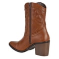 thumbnail image 3 of Bota Vaquera Para Mujer Castalia 002-49 Coñac Con Detalle Bordado, 3 of 3