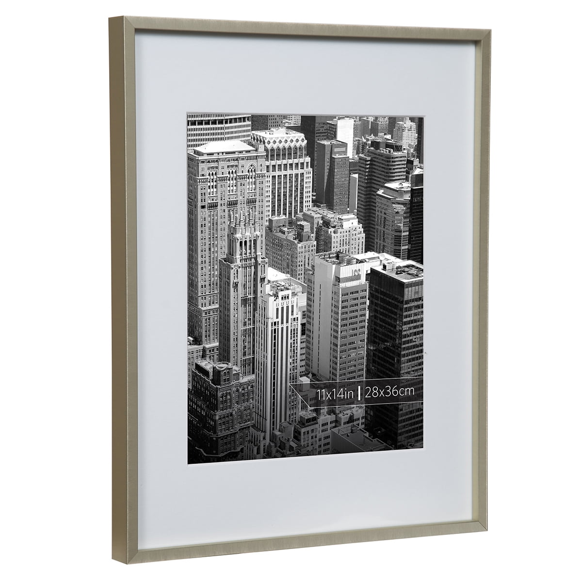 Burnes of Boston 11x14 Aluminum Gallery Frame in Polished Gold Finish