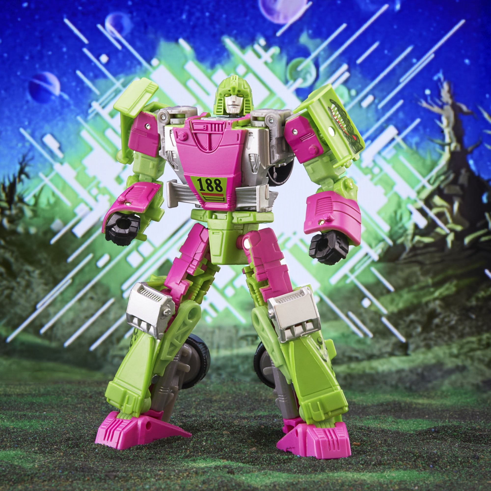 Transformers Legacy Evolution G2 Autobot Mirage Toy, 5.5" Action Figure