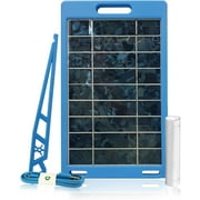White Kaiman Solar Panel Mobile Device Charging System (Pro Kit with Bank)