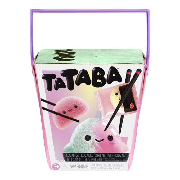 Tataba, personnages moelleux, mignons, à collectionner, bricolage, flocage, emballage anonyme, âge 3 ans et +