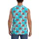 thumbnail image 4 of Balery Crab Swims In The Ocean Camisetas sin mangas para hombre, absorbe la humedad y protege contra el mal olor.-X-Large, 4 of 7