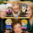 thumbnail image 4 of 4in1 Goldened Movie Girl Figures Building Block Set with Dorothy Zbornak,Rose Nylund,Ideas BrickHeadZ Toys for Boys and Girls Gifts, 4 of 6