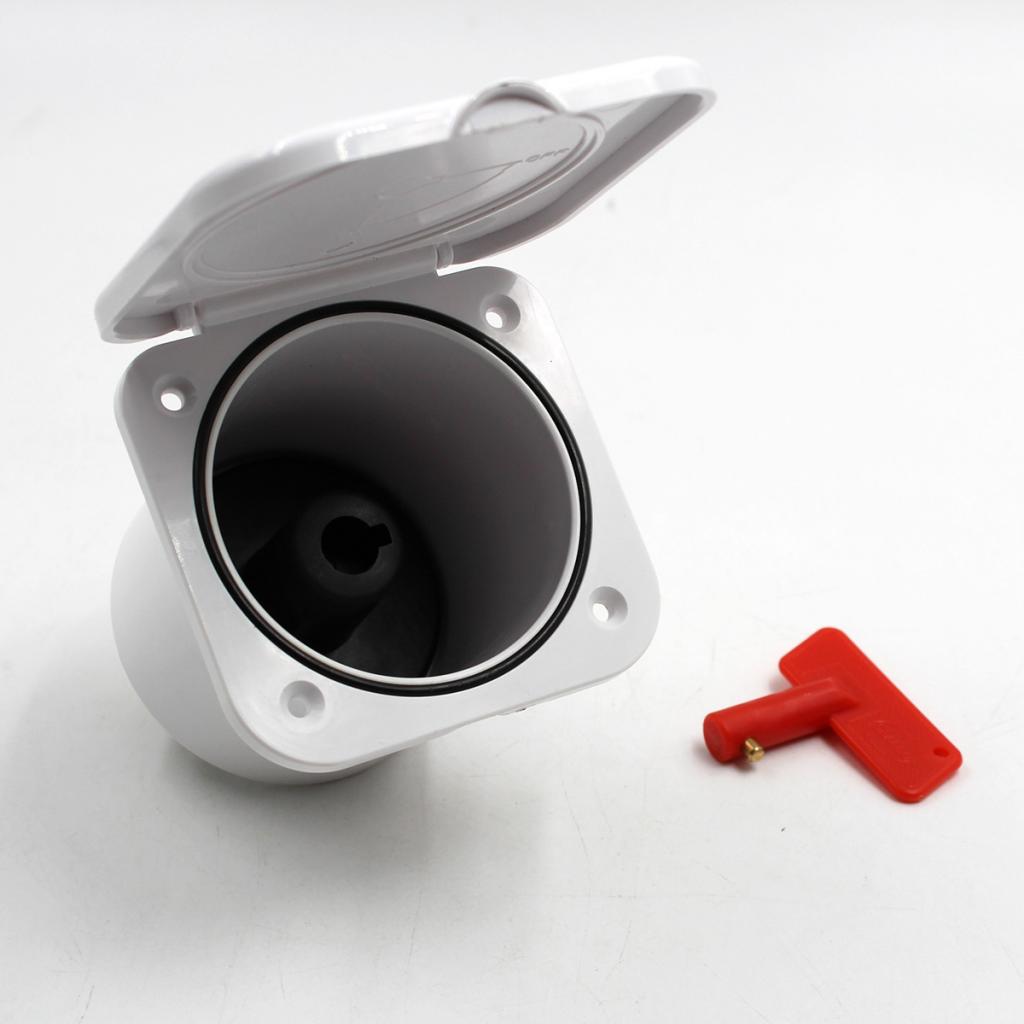 Marine Battery Cut Off Isolator Switch Disconnect Key On/Off Yacht Ship