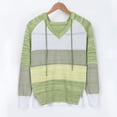 thumbnail image 4 of IROINID Liquidation Hauts Grande Taille pour Femmes, Chandail Imprimé de Noël, Col Rond, Manches Longues, Boutons, Blouse, Vert, 4 of 5
