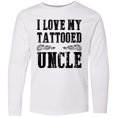 thumbnail image 3 of Inktastic I Love My Tattooed Uncle Long Sleeve Youth T-Shirt, 3 of 5