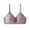 #0063-Pink, variant on Xucatan Wireless Bras for Women Push Up Comfortable Ribbed Seamless Bralettes V-Neck Cozy Adjustable Padded Everyday Bra Gift