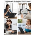 thumbnail image 6 of KOMI Galaxy Tab A9+ Case,for Samsung Galaxy Tab A9 Plus Case with Built-in Screen Protector Kickstand,Hybrid Shockproof Samsung Tablet A9+ Case 11 Inch 2024 Model (SM-X210/X216/X218) Black, 6 of 8