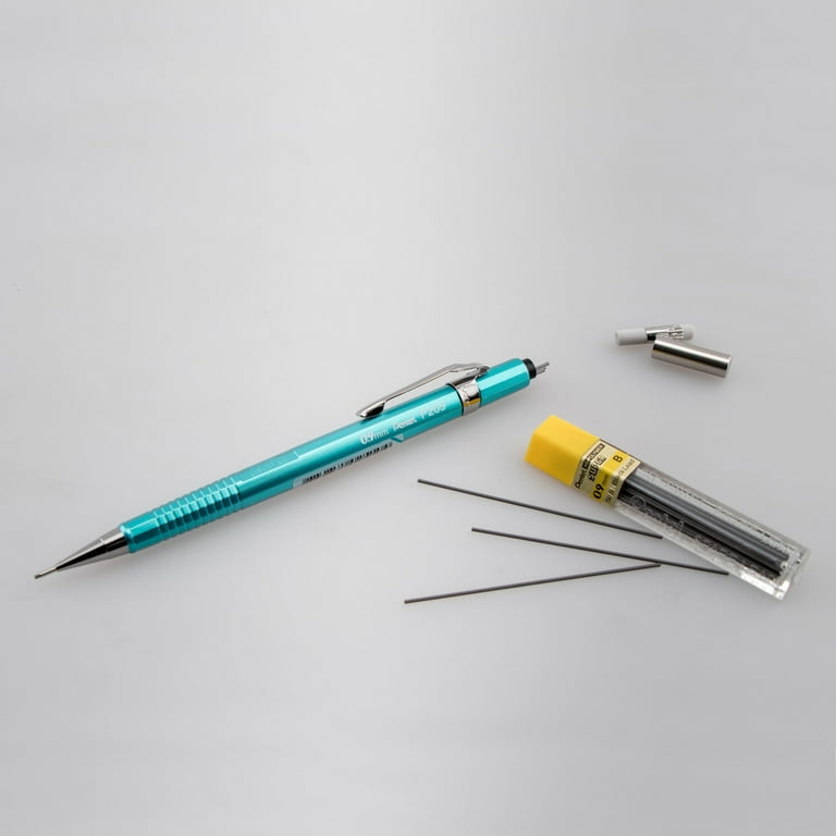 Pentel Sharp Mechanical Pencil, .9mm, Metallic Blue Green