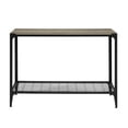 thumbnail image 6 of Manor Park Industrial Open Storage Entryway Table, Grey Wash, 6 of 8