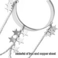 thumbnail image 3 of Joyería del puño del brazo para las mujeres, pulsera de la cadena del brazo de la borla de la joyería de las bandas del brazo de la joyería del brazo superior ajustable, 3 of 5