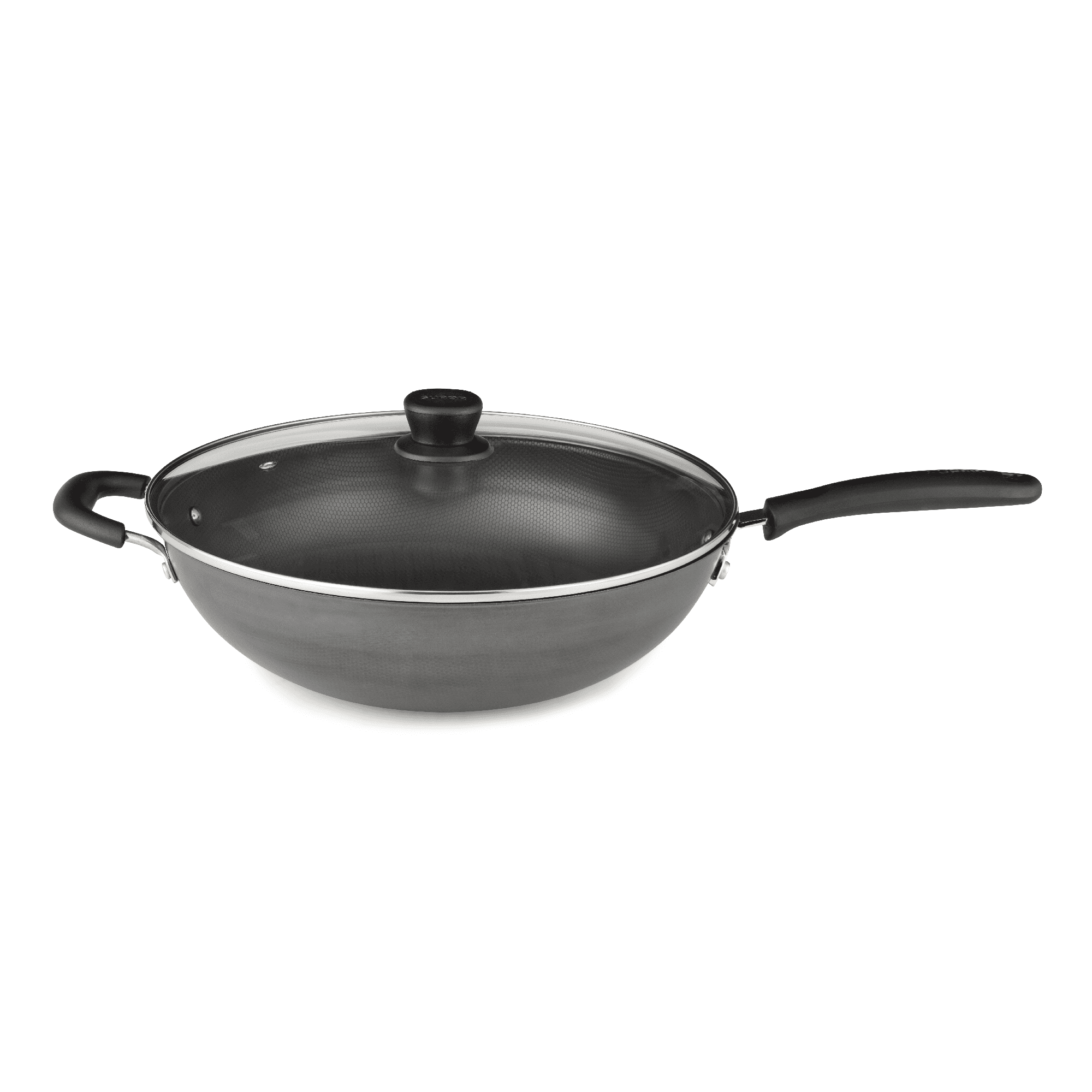 Supor Iron Wok with Lid, 13.5 inch