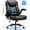 Black, variant on CloudRest Pro Office Chair, 400LBS Wide Seat Ergonomic Computer Desk Chair High Back Executive Leather Chair Adjustable Task Chair Lumbar Back, Black