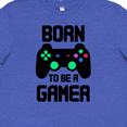 thumbnail image 4 of Inktastic Born to Be a Gamer with Controller Youth T-Shirt, 4 of 5