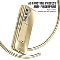 thumbnail image 5 of Dteck for Samsung Galaxy Z Fold 4 5G Case with Hinge Protection, Shockproof Luxury Plating Hybrid with Screen Protector Kickstand Rugged All-Inclusive Case for Samsung Z Fold 4 2022,Gold, 5 of 7