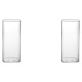 thumbnail image 2 of Billuyoard Hogar Hotel Copa de vino Pub Agua Bebida Taza transparente Hogar Cuadrado Bebida fría Leche Tazas Vasos 60x90mm 60x90mm 230ml 2piezas, 2 of 6