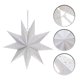 thumbnail image 2 of 2 unidades de farolillos de papel calados de 45 cm con forma de estrella para colgar del techo, decoración para fiestas y festivales (blanco), 2 of 8