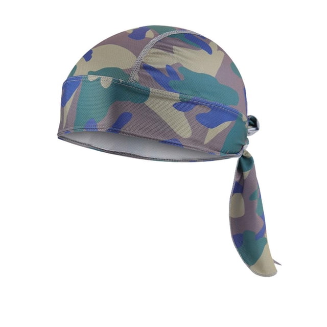 Unisex Quick Dry Camo Cycling Cap Head Scarf Men Running Riding Bandana Headscarf Camo Printing Cap
