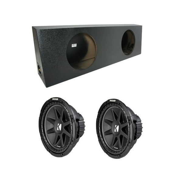 Universal Regular Standard Cab Truck Kicker Comp C12 Dual 12" Rhino Sub Box