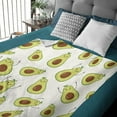 thumbnail image 2 of Yibo Watermelon Cartoon Fruit Pattern Blanket Flannel Soft and Comfortable Anti-static Bed Sofa Blanket, 2 of 7
